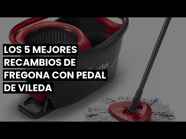 Recambio fregona vileda con pedal】Los 5 mejores recambios de fregona con  pedal de Vileda 