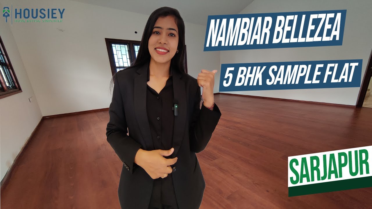 Nambiar Bellezea Bangalore | 5 BHK Sample Villa Tour | Nambiar Builders Sarjapur