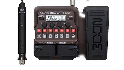 ZOOM A1X Four MULTI-EFFECTS PEDAL