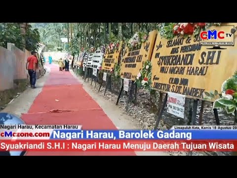 Nagari Harau "Barolek Godang", Syukriandi: Harau akan menjadi daerah tujuan Wisata, Jika...