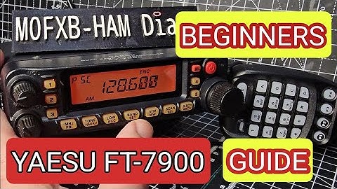 YAESU FT-7900 BEGINNERS GUIDE