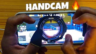 HANDCAM 5 Finger + Gyroscope 🔥 | IPHONE 12  PRO ❤️ PUBG MOBILE