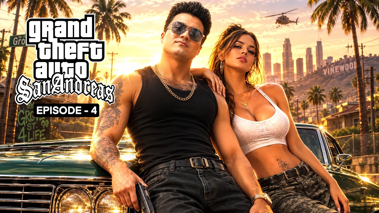 🔴 GTA San Andreas LIVE 🔥 | Episode 4 — DAY 4 | FULL GANGSTER MODE | ROAD TO GTA 6 #sanandreas #gta