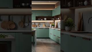 Aisi Modular Kitchen Har Koi Chahta Hai 😍 | Modern Kitchen Design #shorts
