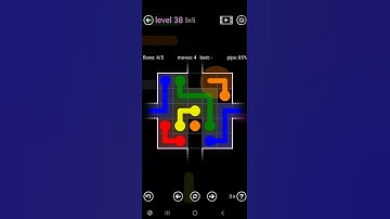 How To Solve Flow Free 2 Warps Sampler Level 38 5x5 Board Easy Walk Through Solution Walkthrough