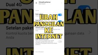 UBAH PANGGILAN KE INTERNET | Tutorial Singkat #ubahpanggilankeinternet