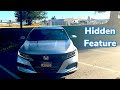 Hidden feature on all 2018-2021 Honda Accord models except LX