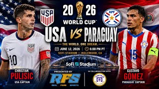 USA vs PARAGUAY | MEN'S WORLD CUP | LIVE WATCH PARTY | | REAL FANS SPORTS