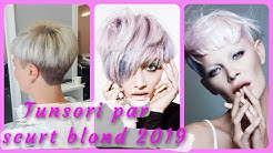 20 Modele De Tunsori Par Scurt Blond 2019