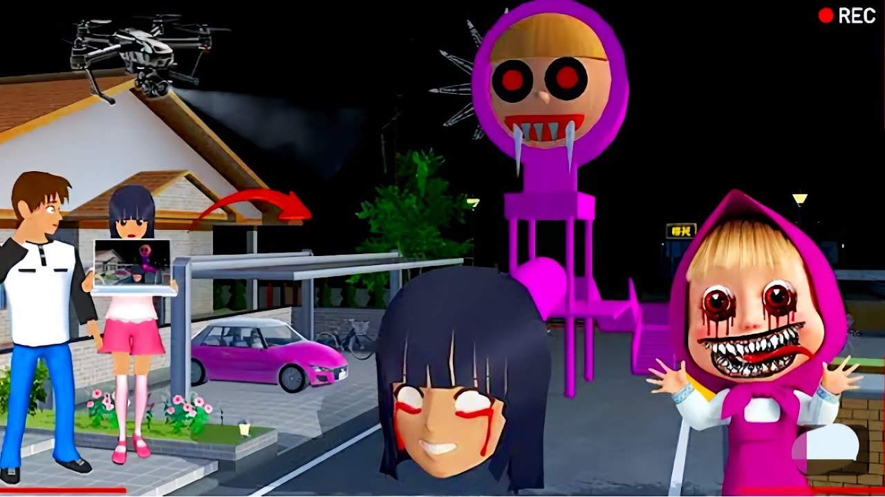 FEMALE GHOST ATTACK ON YUTA AND MiO Danger ☠️ | 