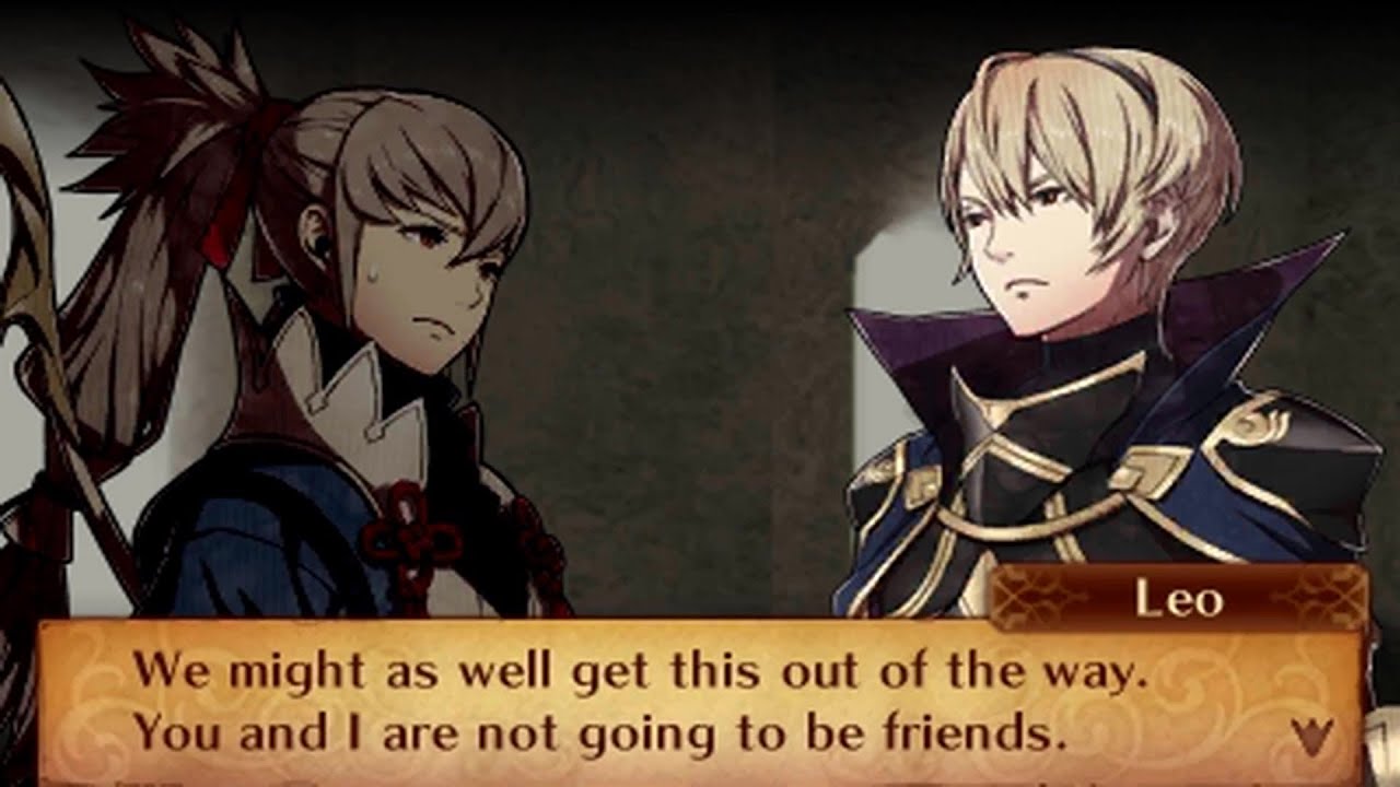 Fire Emblem Fates: Revelation - Leo & Takumi Support Conversations - YouTube