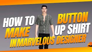 I Made a Button Up Shirt in Marvelous Designer and You Won't Believe What Happened
