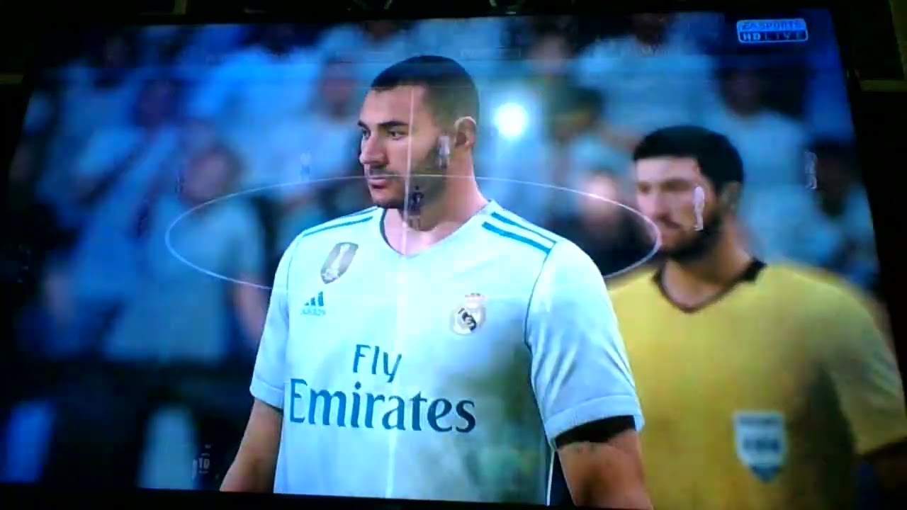 fifa 18 gameplay (barcelona vs realmadrid)