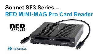 Sonnet Dual-Slot RED MINI-MAG Pro Thunderbolt 3 Card Reader