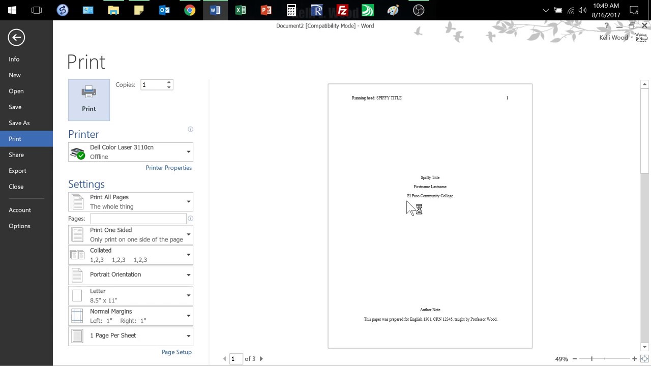 Apa Format Essay Template from i.ytimg.com