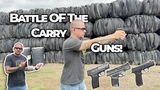 Battle of the Carry Guns – Real Range Results!  X-Macro • Hellcat • M&P Shield | Sunday Gunday Ep 04