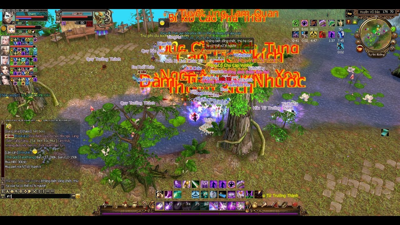 [Ngày 116] TLBB Bách Chiến – Boss Huyền Vũ Đảo + Võ Di