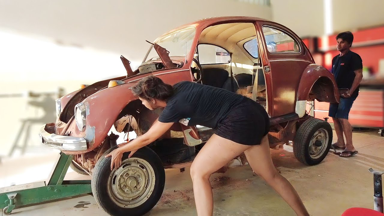 Que Luta! Separamos o Fusca do Chassi