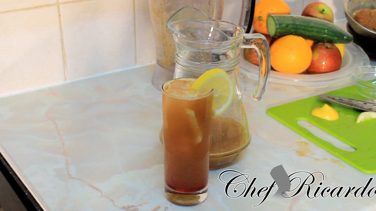 Caribbean Drink Apple Orange Cucumber, Leman, Syrup Nice One | Recipes By Chef Ricardo | Chef Ricardo Cooking