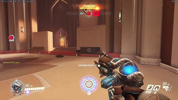 Overwatch - Strange control point capture area