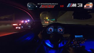 LOUD 5th Gen Camaro SS & E92 M3 POV Drive In The City! | American Muscle VS German Muscle