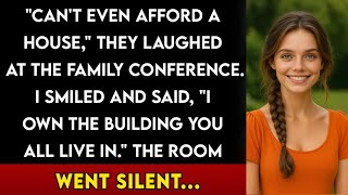 They Called Me 'Poor' at the Family Meeting — So I Quietly Pulled Out a Real Estate Contract