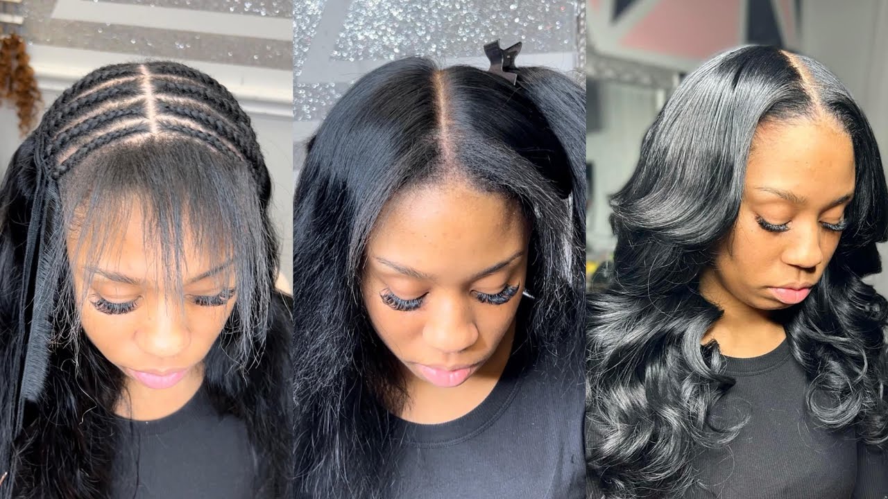 LACE CLOSURE BEHIND THE HAIRLINE TUTORIAL 🔥LOOKS VERY NATURAL