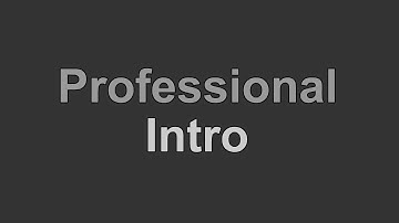 Professional Animated Intro Vegas Pro 15