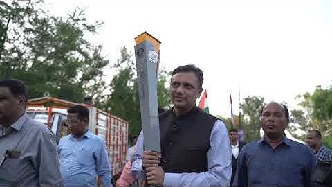Dr Sanjay Kapoor in Meerut with Chess Olympiad Torch Relay