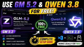 How to Use GLM 5.2 and Qwen 3.8 for FREE