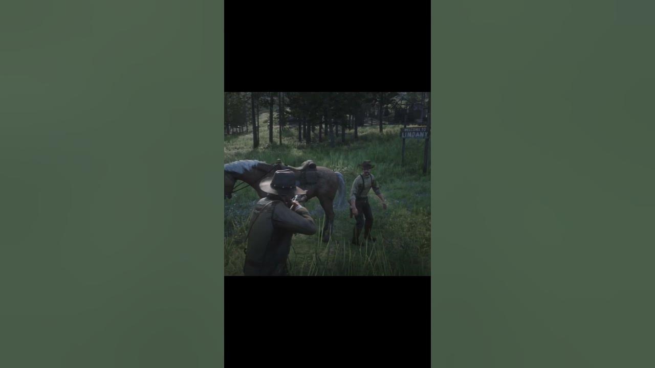 Arthur Morgan Saves NPC from Murderous Horse | RDR2 Meme