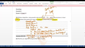 Designing Algorithm Part 4 for O Level/IGCSE Computer Science