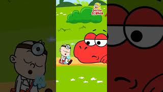 Dino's Tooth Is Rotten | Let's Fix The Tooth | Brush Your Teeth | Kids Songs #shorts