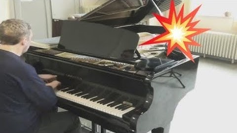 Breaking a Piano String