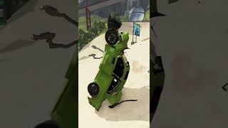 Dodge challenger crash test #shorts #beamng #beamngdrive