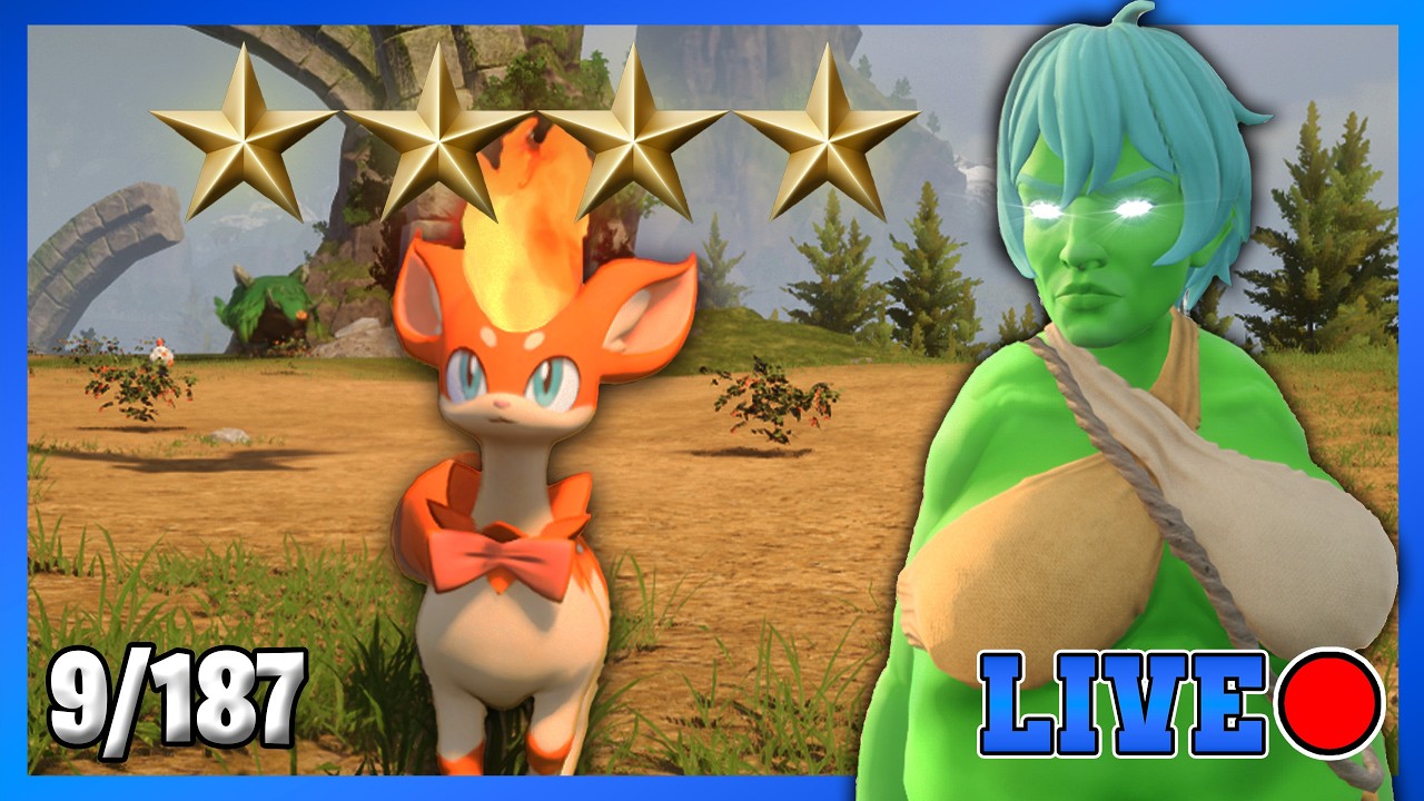 Can I 4 Star Every Pal? - Palworld Live 🔴 (!rules)