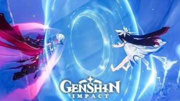 RERIR VS COLUMBINA Cutscene Genshin Impact LUNA II | Nod Krai Story