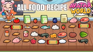 Avatar World Food Recipes 🥞🍝🍔 FOOD RECIPE IN AVATAR WORLD / Avatar World / Toca World screenshot 5