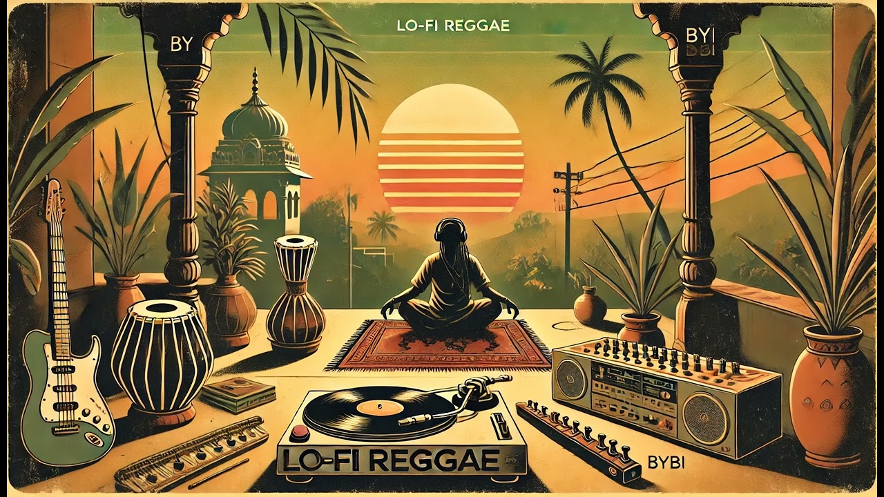🌴 Lo-Fi Reggae Vibes 🎧 Chill Dub Grooves & Relaxing Bass 🌊 | Reggae LoFi Beats 💽