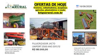 AGRICULTOR, BORA PRO BRIQUE, CONFIRA ! AS MELHORES OFERTAS DIARIAS DE MAQUINAS AGRICOLAS  A VENDA