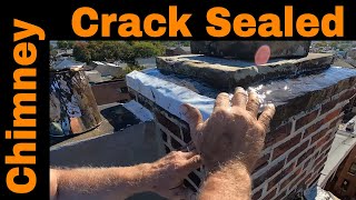 Seal Chimney Cracked cement and bricks to stop leaks