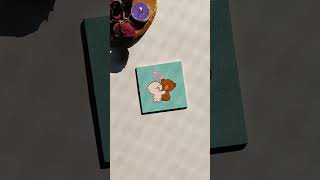 Cute canvas painting ideas #paintwithme #shorts