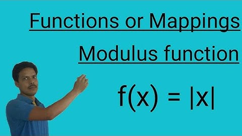 Modulus function and its graph - Class 11 - NCERT - Function - part 4