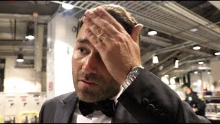 EDDIE HEARN REACTS TO ANTHONY JOSHUA'S SHOCKING STOPPAGE LOSS TO ANDY RUIZ JR / TALKS WILDER-FURY II