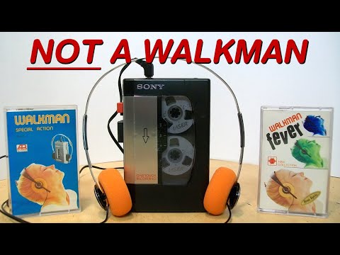 This is not a Walkman. 1989 Sony TCM-31 Cassette-Corder