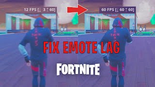 Best way to fix emote lag in creative and Party Royale | Fortnite