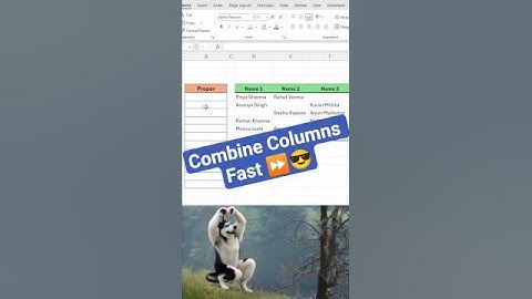Excel Trick: Merge 3 Columns into a Single Column 🔁📊✨ #viral #shorts