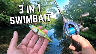Customizable JDM Swimbait Catches EVERYTHING (BFS Creek Wade)