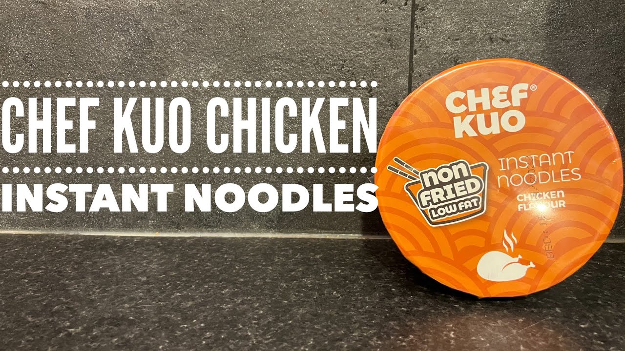 Chef Kuo Chicken Flavour Instant Noodles Review YouTube