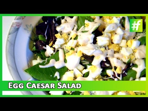 Egg Caesar Salad with Thousand Island Dressing | ​​Easy Cooking Recipe | Healthy Food Recipe